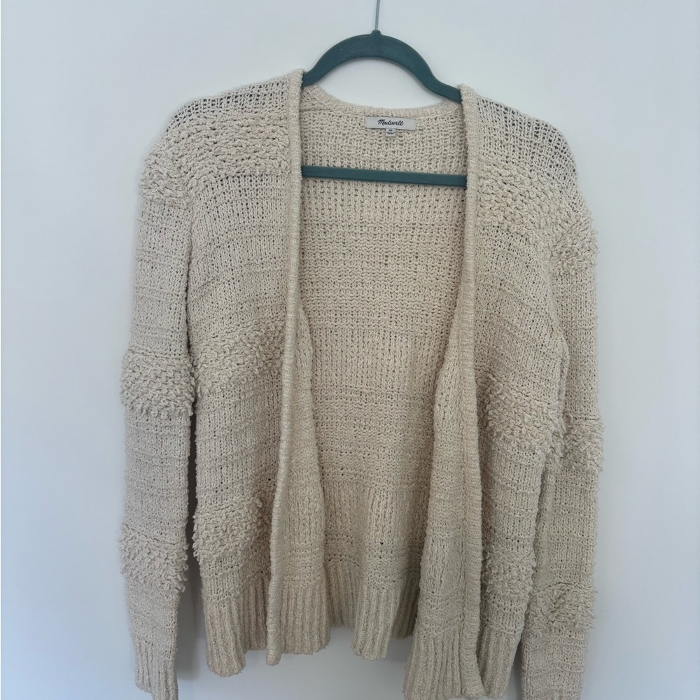 Madewell Cream Knit Cardigan